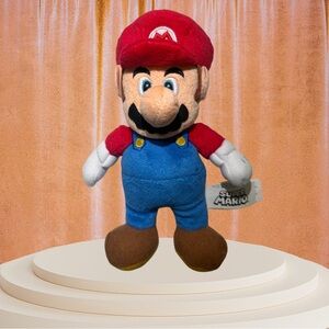 Super Mario Plush with Red Hat and Blue Overalls